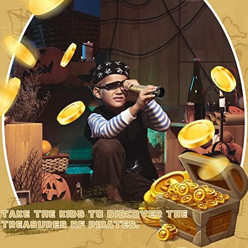 6 Pcs Adjustable Pirate Telescopes for Kids