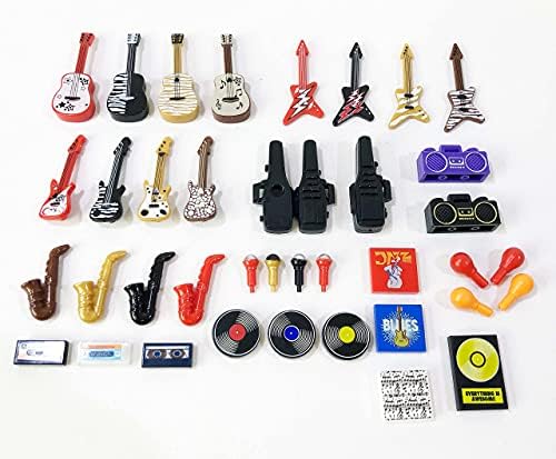 Brick Loot Music Instrument Building Pack 38 Toy Accessories for Minifigures