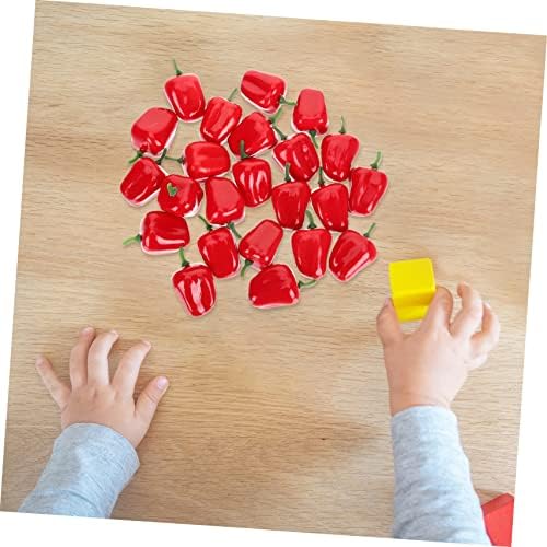 ABOOFAN 20pc Realistic Fake Vegetable Playset for Kids