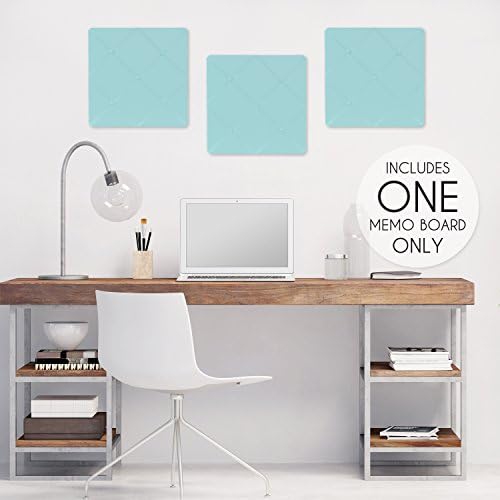 Turquoise Blue Memory Photo Bulletin Board