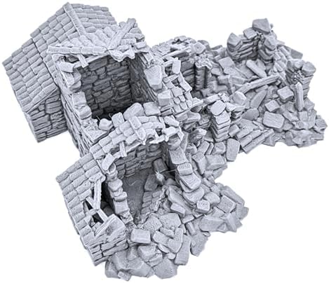 EnderToys Ruined French Mausoleum 3D Printed Terrain