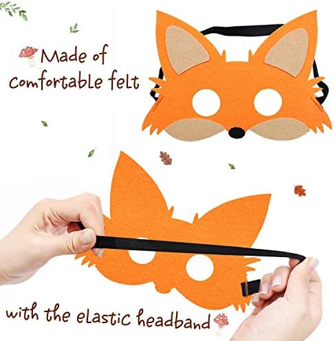 CiyvoLyeen Forest Friends Animal Masks 10pcs Set