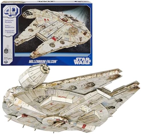 4D Build Star Wars Millennium Falcon 3D Model Kit