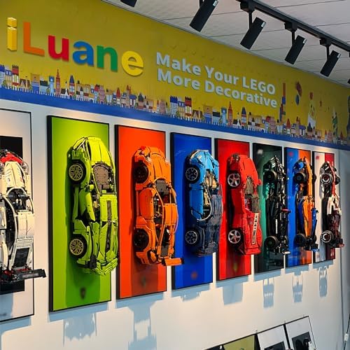 iLuane Display Wallboard for Lego Technic 42056 Porsche 911 GT3 RS