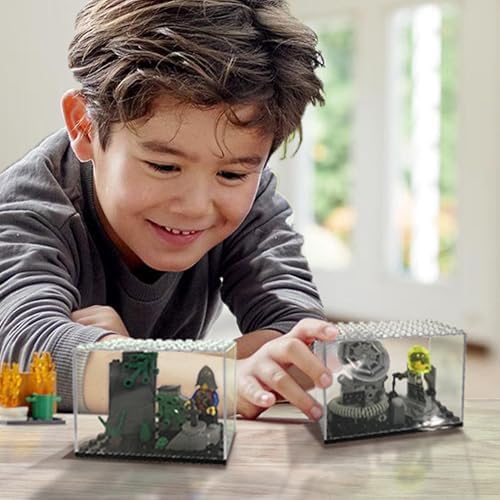 Minifigure Display Cases 4 Pack Acrylic Box