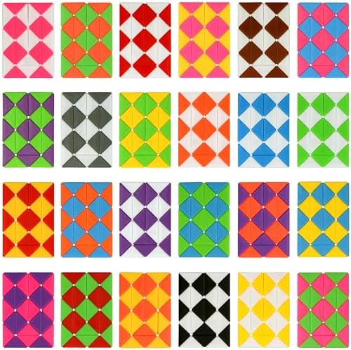 26 Pack Magic Snake Cube Puzzle Toy for Kids