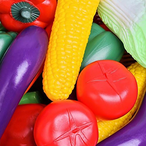 20 Pieces Play Vegetables Set for Kids Kitchen Play
