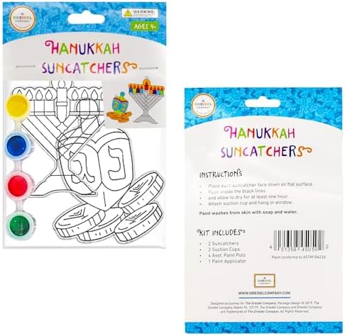 The Dreidel Company Hanukkah Suncatcher Paint Your Own