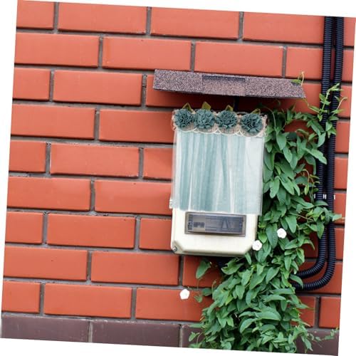 Elegant Scale Electric Box Decorative Lids with Net Lace Curtains