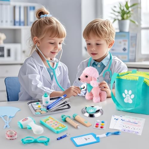 Sundaymot Doctor Kit for Kids 37PC Pretend Play Set