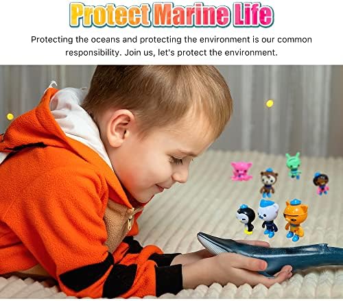 CHANECALL Action Figures 8pcs Ocean Animal Toy Set