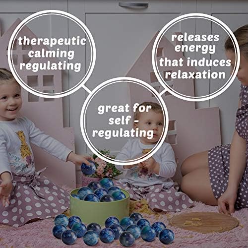 LovesTown 20PCS Galaxy Squeeze Stress Balls for Party School Carnival Rewards
