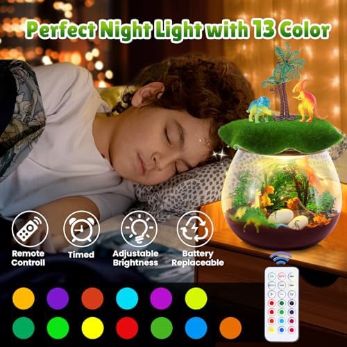 RONSTONE Dinosaur Terrarium Kit for Kids
