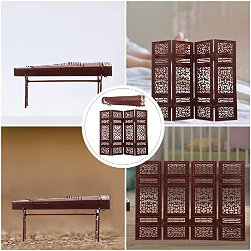 Balacoo Miniature Guzheng Musical Instrument Decor