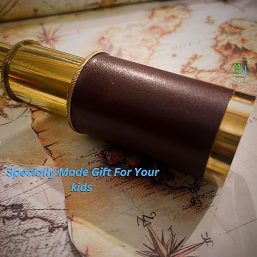 Prime NAUTICAL 6 Inches Brass Pirate Telescope