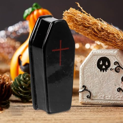 TIMCHESS 24pcs Mini Coffin Models Halloween Decor