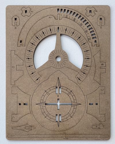 ABONG Wooden Sundial Kit - Equatorial Sundial