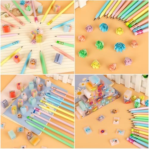 90-Piece Cute Stationery Set for Kids