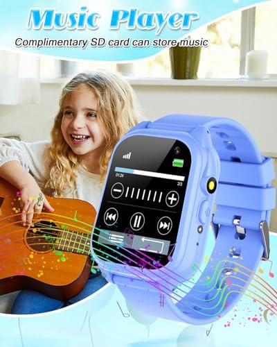 Semloo Kids Waterproof Smart Watch with 26 Games and HD Camera