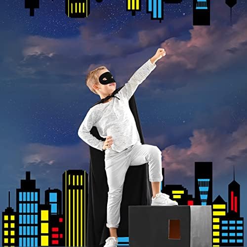 Eaasty City Skyline Backdrop Party Decoration