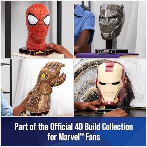 4D Build Marvel Spider-Man 3D Puzzle Model Kit 82 Pcs