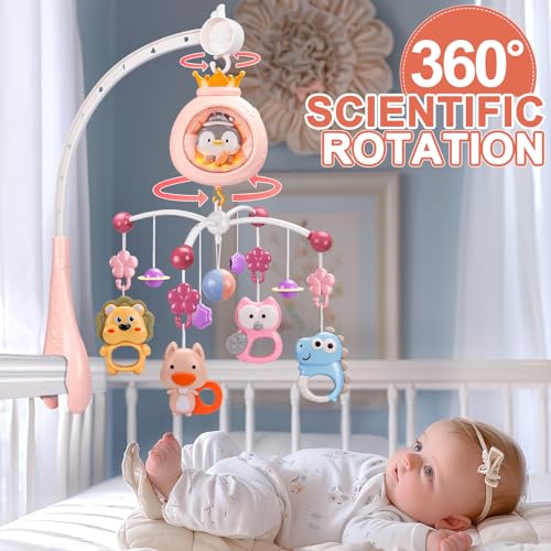 Baby Mobile with Music Lights and Projection