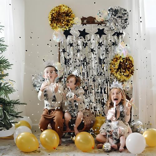 Fun Express Metallic Silver Fluff Balls 16 3 Pack