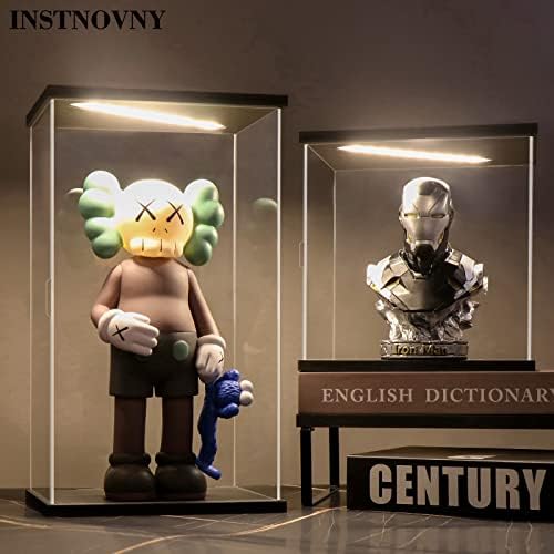 Black Acrylic Display Case for Collectibles 79x59x138 Inch