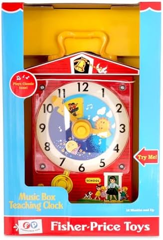Fisher Price Classic Teaching Clock for Kids