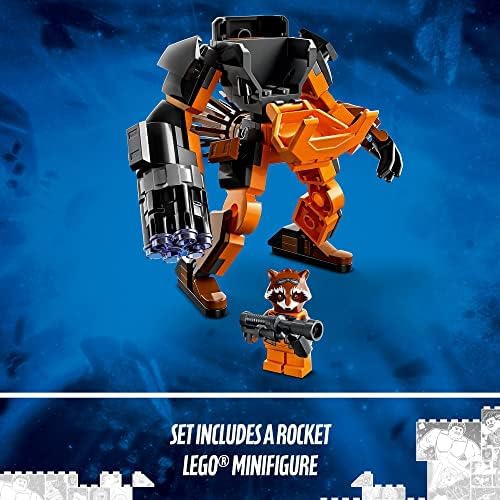 LEGO Marvel Rocket Mech Raccoon Action Figure for Kids 6