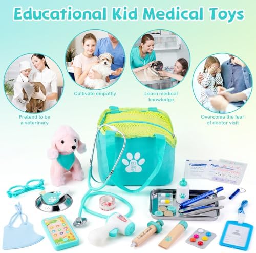 Sundaymot Doctor Kit for Kids 37PC Pretend Play Set