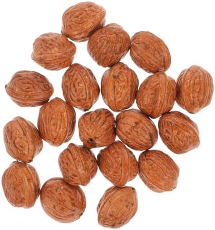 Vosarea 50pcs Realistic Artificial Walnuts Decorations