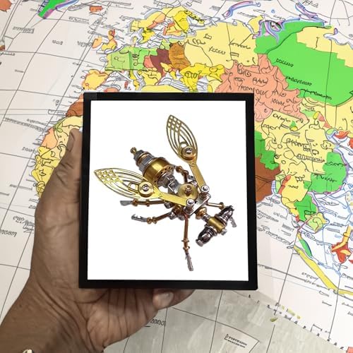 Lovewenying Steampunk Mechanical Insect Puzzle Kit