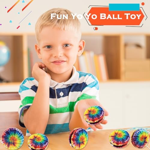 Octaday 55 Pcs Rainbow Yo-Yos Metal Yo Yo Toys