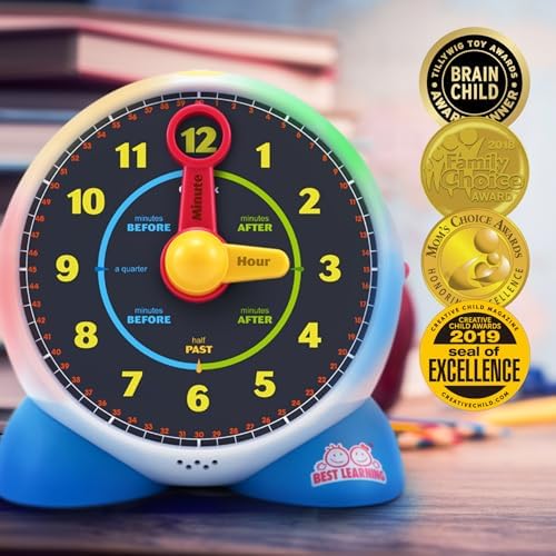 BEST LEARNING Learning Clock for Kids Ages 3-6
