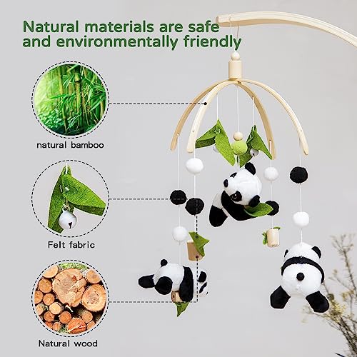 Baby Mobile with Panda Design for Crib
