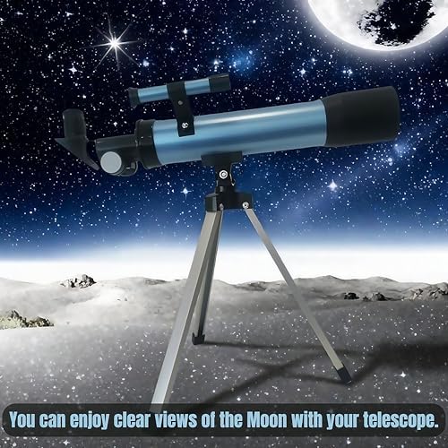 Luzsco Kids Telescope 8-12 with Tripod 20X-100X 50mm