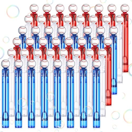 48 Pcs Baseball Bubble Wands Party Favors