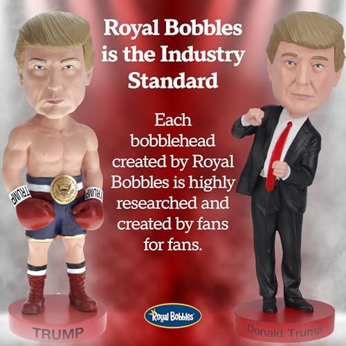 Royal Bobbles Donald Trump 8 Inch Collectible Bobblehead Statue