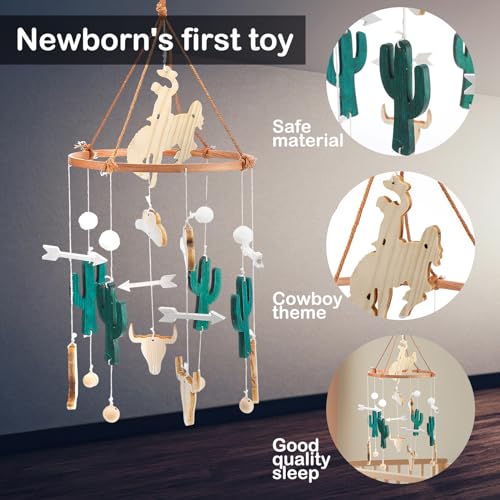 Western Cowboy Baby Mobile for Crib
