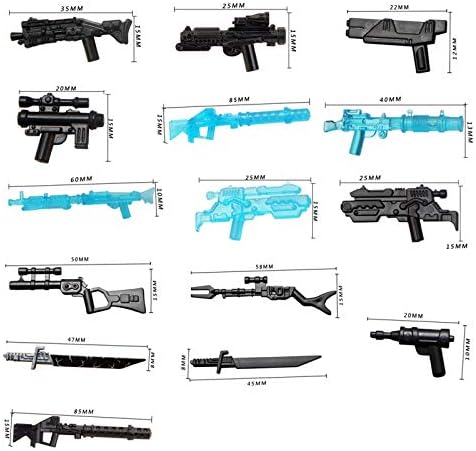 PeleusTech Military Minifigures Weapon Armor Kit 52pcs