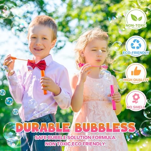 36 Pieces Mini Bubble Wands with Star Design