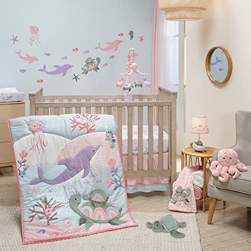 Lambs And Ivy Sea Dreams Musical Baby Crib Mobile Soother Toy