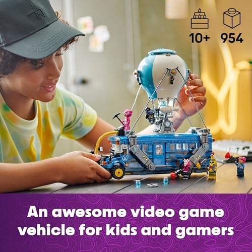 LEGO Fortnite Battle Bus Building Set for Kids Ages 10