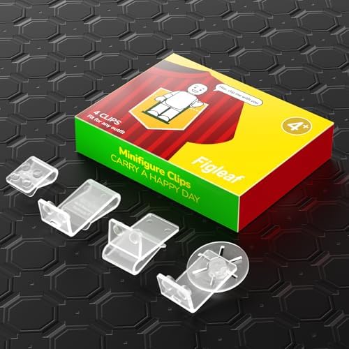 Figleaf Minifigure Clip Set - Two Sets for Display and Style