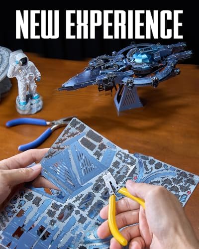Piececool 3D Metal Puzzle Starship Kit for Adults