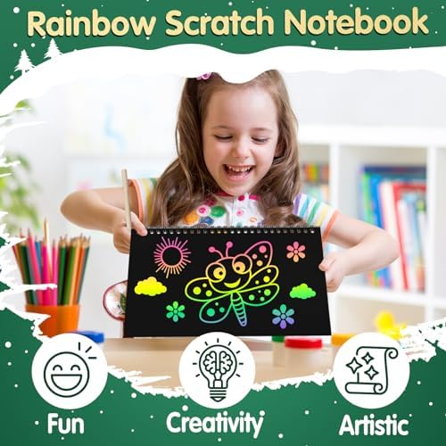 ZMLM 36 Pack Scratch Art Party Favors