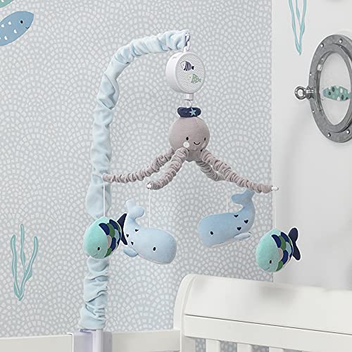 Lambs Ivy Ocean Musical Crib Mobile - Whale Theme