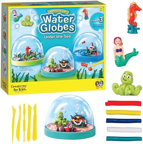 Creativity For Kids Under The Sea Snow Globe Craft Kit