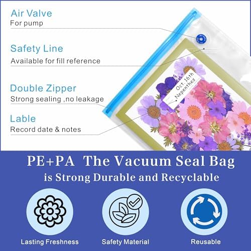 Mivanka Magnetic Photo Frames with Vacuum Sealer Bag 5PCS